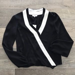 Parker Black and White Blouse